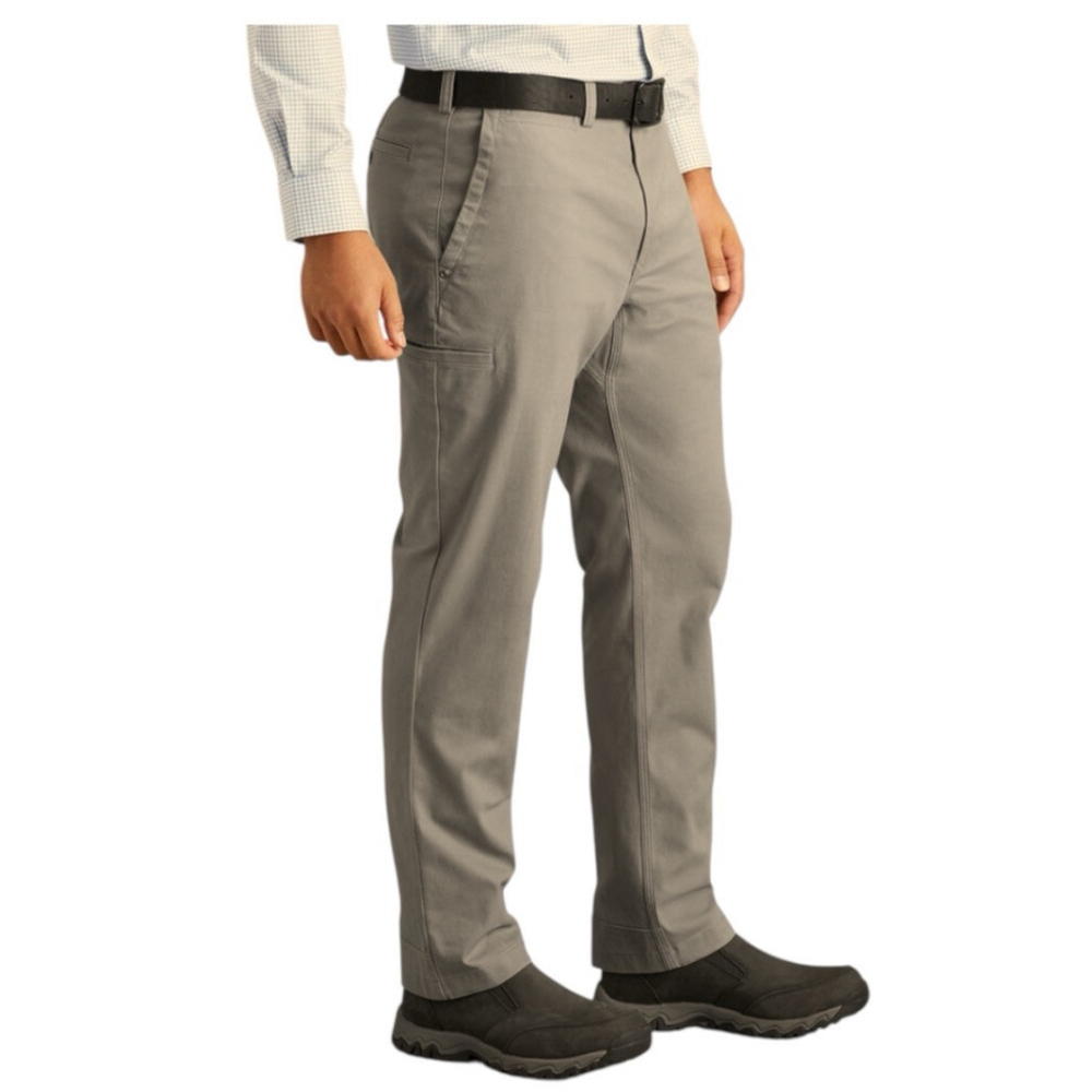 Duluth Trading Co Pants Mens 18” X 31” Khaki Work Casual Fit Cargo Pockets